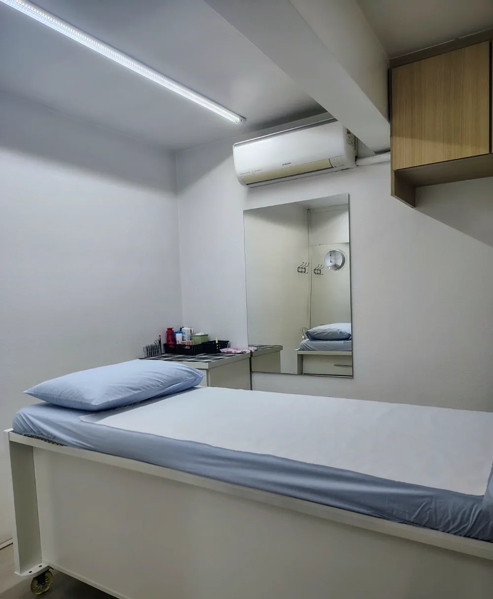 Sala de atendimento do studio de depilação em Caxias do Sul